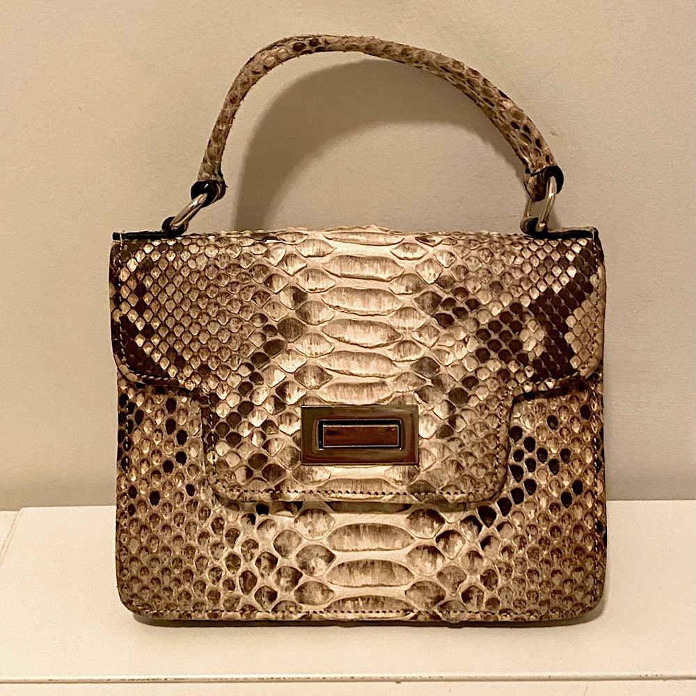 Real Python Handbag - Made in Italy